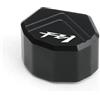 MARCAI Cappuccio del Pulsante Freccia per Ya&MAHA FZ1 FZ6 FZ8 Interruttore per Moto Pulsante Indicatore di Direzione Tappo Chiave(Nero,for FZ1 Logo)