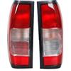 SPUFKGE Fanale Posteriore Auto Per Nissan Per Navara D22 Ute DX ST ST-R 1997-2015 Paraurti Posteriore Fanale Posteriore Freno Stop Retromarcia Fanale Posteriore Fanale Posteriore Fanali Posteriori(Left and ri