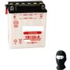 farbrothersonline COMPATIBILE CON HONDA CB N Euro 400 1978-1980 BATTERIA YB12A-A 12V/12AH BATTERIE PER AVVIAMENTO MOTORE MOTO SCOOTER SPECIFICA ORIGINALE GIA' PRONTA