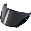 Generico Visiera del casco, Visiera for casco HJ42 for HJC RPHA 12 Carbon RPHA 12 Visiera di ricambio for moto Protezione solare antivento Lentes para Ca-sco UV Cut(Deep Black)