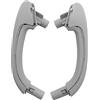 Iyalezirk Per W203 Classe C C230 C240 C280 C350 C320 03-07 Porta interna anteriore sinistra e destra Maniglie Grigio