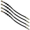 ATEC Germany 4x tubo freno anteriore e posteriore | Compatibile con: FIAT CINQUECENTO, SEICENTO / 600