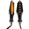 SHYYBD Indicatori di Direzione Luce Di Direzione Posteriore Per Motocicletta Per Zontes ZT125-G1 ZT125U ZT G1 125 U ZT310X 310R Lampada Lampeggiante(Colore 9)