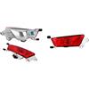 EASYSHOP24H Faro Fanale Fanalino Posteriore SX Compatibile Pe Evoque dal 2011 al 2018 Retronebbia Su Paraurti Stop Gruppo Ottico Sinistro Lato Guidatore