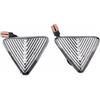 KIFWGIH Indicatori Direzione laterali LED LED Indicatori Direzione Laterali Dinamici Per Mitsubishi Per Colt CZC CZ3 Z23 Z24 Z25 Z33 Z34 Z3 Lampeggiante Sequenziale(Dynamic Crystal)