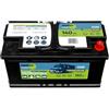 EnergyTank Batteria AGM a Scarica Lenta 12 V 140Ah per Camper, Barca e Servizi - Anti-vibrazioni - Senza Manutenzione