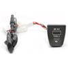 CMJAHU Adatto for Toyota Rav4 2020 2021 Accessori for Auto Caricabatterie rapido for Auto QC3.0 Adattatore di interfaccia USB di Tipo C Presa di interfaccia di Ricarica