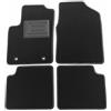 ASC Tappetini Auto Compatibili con Ford Ka 2 Serie 3 Porte 2008-2016, Moquette, Bordo Antiscivolo, Battitacco in Gomma/PVC