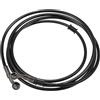 MOCNT 80cm Tubo Olio Freno Moto 28 Gradi Tubo Freno Olio Idraulico Frizione Motocross Tubo Flessibile Olio Freno Idraulico Rinforzato Intrecciato in Acciaio Cavo Linea Nero
