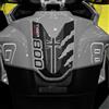 labelbike Adesivo 3D Moto Paraserbatoio Compatibile con Triumph | Tiger 800 Sport 2025, Graphite, Protezione in Resina, Antigraffio, Decorazione, Grigio, Made in Italy