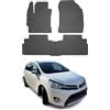 OMAC Tappetini in Gomma Compatibili con Toyota Verso 2009-2018 Tappetini Auto Gomma Nero 4tlg