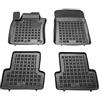 MTM Tappetini Gomma per Renault Modus I 01.2004-2012 Design a Vaschetta, su Misura con Bordi Rialzati cod. 3D 5654