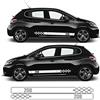 Auto-Dress® Set di strisce laterali per Peugeot 208, colore a scelta (111 m, nero opaco)