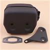 Gubeter Kit marmitta di scarico, per motosega Per Husqvarna 50, 51, 55, 55 Eu1, 55 Rancher, 55 Rancher Epa, 501768801, 503749101