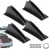 Generico Spoiler del paraurti posteriore | Diffusore per labbra posteriore - per auto a pinna di squalo, triangolare per migliorare l'aerodinamica, il kit, l'aerodinamica 'auto