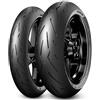 Pannace Coppia Pneumatici 160/60 ZR 17 con 120/70 ZR 17 D. ROSSO CORSA II - 707 - RACING STREET