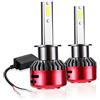 GZCRDZ 1 coppia 100W 10000LM LED faro lampadine 6000K bianco freddo auto anteriore della lampada fendinebbia kit di conversione DC 9-30V luce di guida