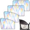 ZJILIXIA Tendine Auto Magnetiche,Tendine Parasole Auto Bambini,Parasole Auto Finestrini Laterali con Protezione dai Raggi UV,Tendina Parasole Auto,per Tendine Parasole Auto Finestrini Laterali (4 Pezzi)