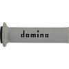 MES Domino COPPIA MANOPOLE BICOLORE BIANCO/NERO PER MOTO STRADALI/RACING IN MATERIALE BICOMPONENTE Lunghezza: 120 mm e 125 mm Accessori: 97.5595.04-00