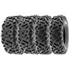 SunF A051 25x8-12 & 25x10-12 Power.II Quad ATV UTV Pneumatici sportivi 6PR TL, set di 4 pezzi