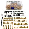 BOSDF Viti Ergal Moto PER Y-AMAHA T-enere 1200 700 T-MAX T-MAX500 T-MAX530 T-MAX 560 T-ech Max UN Set M6 M5 Kit bulloni carena Carrozzeria Elementi di fissaggio Viti Dado(Gold)