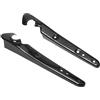 Auitoer Sostituzione dei parafanghi della motocicletta Supporto per parafango posteriore cromato nero per motocicletta, per Sportster XL883 XL1200 Seventy Two Forty-Eight(Nero)