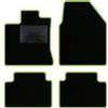 QUEMAR Tappetini Auto per Nissan Qashqai J10, Bordo V.Acido, 0 Ricami | 2006-2014 / Kit Tappeti Moquette e Gomma su Misura / Set 2 Anteriori + 2 Posteriori / Ricami e Colori Personalizzati