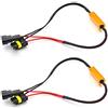 KATUR 2 pz 50 W 8ohm 9006 9005 Resistenza di Carico Connettore Auto Auto LED Segnale di Girata Lampadine Fendinebbia Luci Diurne Errore Libero Cancellor Condensatore Decoder Wire