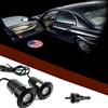 FOLGEMIR Luce per portiera auto, LED benvenuto proiettore, luce fantasma ombra logo, luce di benvenuto Ghost Shadow, DC 12V, universale per tutte le auto (Logo 099 - United States/USA)