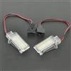 Auto Wayfeng WF® 2PCS 12 V LED Luce di cortesia Porta proiettore per Audi A3/A4/A6/VW/Skoda Foot Nest Lights Ghost Shadow Light Lamp 6500 K Bianco