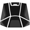 AZgraphishop ADESIVO SPOILER SOTTO CHIAVE COMPATIBILE CON HONDA ADV 350 ADV-001 (Nero)