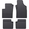 IMJ-Global Tappetini Auto Gomma beeLine su Misura Compatibili con Ford KA II 2008-2016, Set Completo di Tappeti Auto per Migliorare Look e Sportività, Tappetino Premium in TPE Durevole