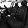 Valcla Coprisedili Auto per Audi A1 A1 S-Line A1 Sportback A1 S A2 A3 S-Line A3 8P 8V A3 1995-2024, 5 Posti Copri Sedile Universali Anteriore e Posteriore Impermeabili Antiscivolo, Accessori Protezione