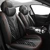 FUXZSV I coprisedili per auto sono adatti per Toy-ota Camry Corolla 2020 Prius Venza CHR Avalon RAV4 4Runner Yaris Hilux Tacomapelle/traspirante,caffè nero