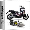 MOTOTOPGUN arrow 71864AK scarico omologato race-tech alluminio fondello carby compatibile con honda xadv x-adv 750 2017 2018 2019 2020 2021 2022 2023 mototopgun