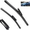 Autopixl Qualità OEM Spazzola tergicristallo for auto compatibile con Renault Captur 26+14 2013-2015 Tergicristallo automatico for tergicristallo Lame for lavavetri Adatto for bracci a gancio Vestibilità per