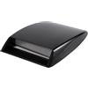 nongyo Griglia Di Ventilazione Pannello Modifica Profilo Styling Esterno Cofano Adesivo Scoop Presa Flusso Aria Copertura Decorativa Ventilazione Cofano Bonnet Universale(Black)