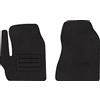 Motohobby Tappetini anteriori in velluto nero LUX per Toyota IQ (2008-2015) 2 pezzi