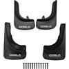 apline Compatibile con Fiat Doblo 2000-2024 Parafanghi Anteriori e Posteriori Set del Veicolo 4 Pezzi Nero