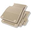 Mossa Tappetini gomma adatti per Audi A6 C7 (2011-2018) 4 pz. beige | Avant, Berlina