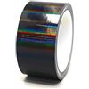 Finest Folia 10 metri strisce decorative olografiche artigianato mobili auto moto modellismo decorazione strisce decorative strisce adesive autoadesive fai da te (Ologramma nero, Larghezza 50mm)