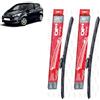 OP Spazzole tergicristallo anteriori per Ford B-Max 2012+, Garanzia 12 mesi, Lunghezza 1: 660 mm, Lunghezza 2: 762 mm