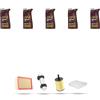 HOFFCAR Kit tagliando 4 FILTRI e 5L OLIO M compatibile con Audi A4 (B8) 2.0 tdi 105kw dal 2007