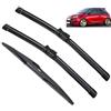 Autopixl Set spazzole tergicristallo anteriori e posteriori compatibili con Opel Adam 2012-2019 Spazzole for parabrezza parabrezza 26+16+14