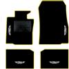 QUEMAR Tappetini Auto per MINI Countryman R60, Bordo Giallo, 4 Ricami | anche Paceman R61 / 2010-2016 / Kit Tappeti Moquette e Gomma su Misura / Set 2 Ant. + 2 Post./ Ricami e Colori Personalizzati