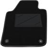 Somer Car Tappetino Auto SOLO LATO GUIDA 1pz compatibile con Volkswagen POLO 6R 2009-2014 | 1 tappeto su misura in moquette