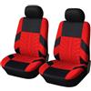 ZMXRF Auto Coprisedili per Suzuki Swift 2005-2024,Coprisedili Tessuto Lavabile Comodi Traspiranti Accessori Coprisedili Sedili Anteriori Posteriori,Red