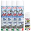Rhütten 4X Spray Auto Antighiaccio Parabrezza + Spray Antiappannante Omaggio - Effetto Antigelo Deghiacciante 400ml x3 Maxi Formato - Scioglie Deterge Previene Protegge (4 Pezzi + Antiappannante)