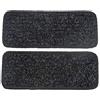 Alpha-Tex Produktions- und Handels GmbH Tappetini adatti per Ford Transit Tipo F 3-Sitzer (Costruzione 2006-2014), Robust antracite | 2 tappetini per gradini | Bordo bordeaux