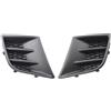Fbxmjoa Auto Griglia Centrale Griglia Paraurti Anteriore Sinistra Destra Auto, Coprifaro Fendinebbia Ricambio Per Peugeot 107 2009-2012 7422A8 7422A9 Anteriore Griglia Inferiore(1 pair)